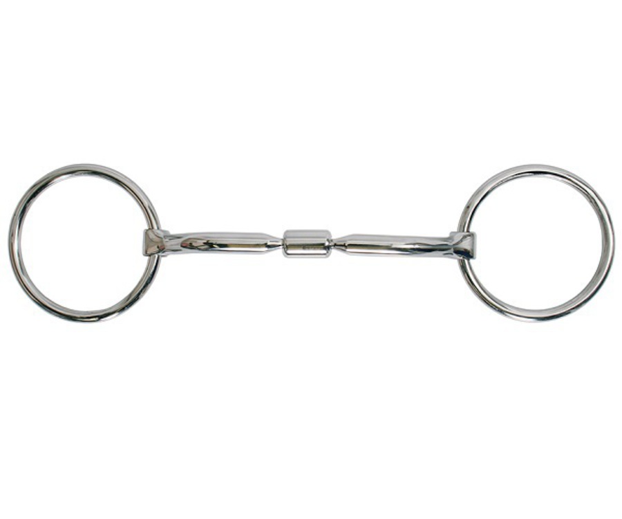 Platinum Loose Ring Snaffle With Roller image 0
